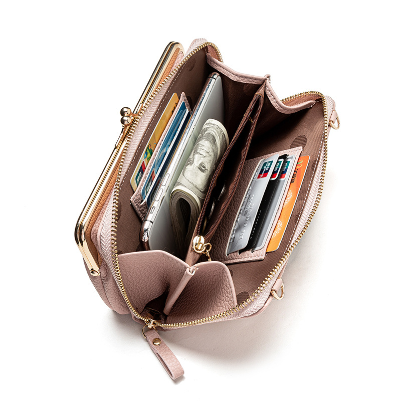 2020 New Mobile Phone Bag Horizontal Korean Style Women&#039;s Cross-Body Bag Multi-Functional Mini Handbag Clutch
