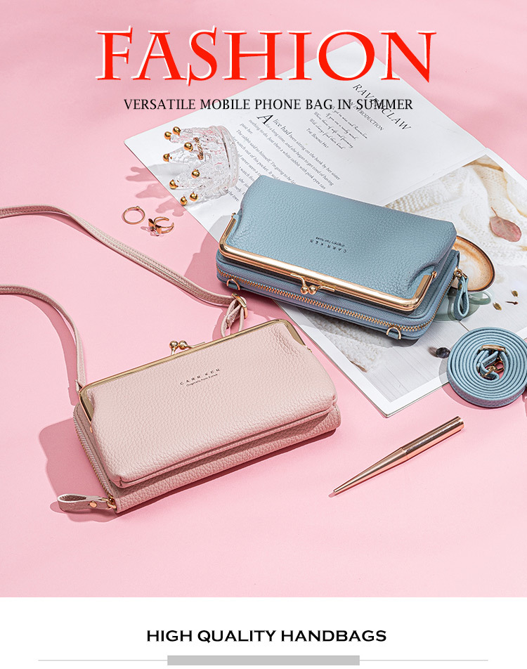 2020 New Mobile Phone Bag Horizontal Korean Style Women's Cross-Body Bag Multi-Functional Mini Handbag Clutch 2020 New Mobile Phone Bag Horizontal Korean Style Women's Cross-Body Bag Multi-Functional Mini Handbag Clutch