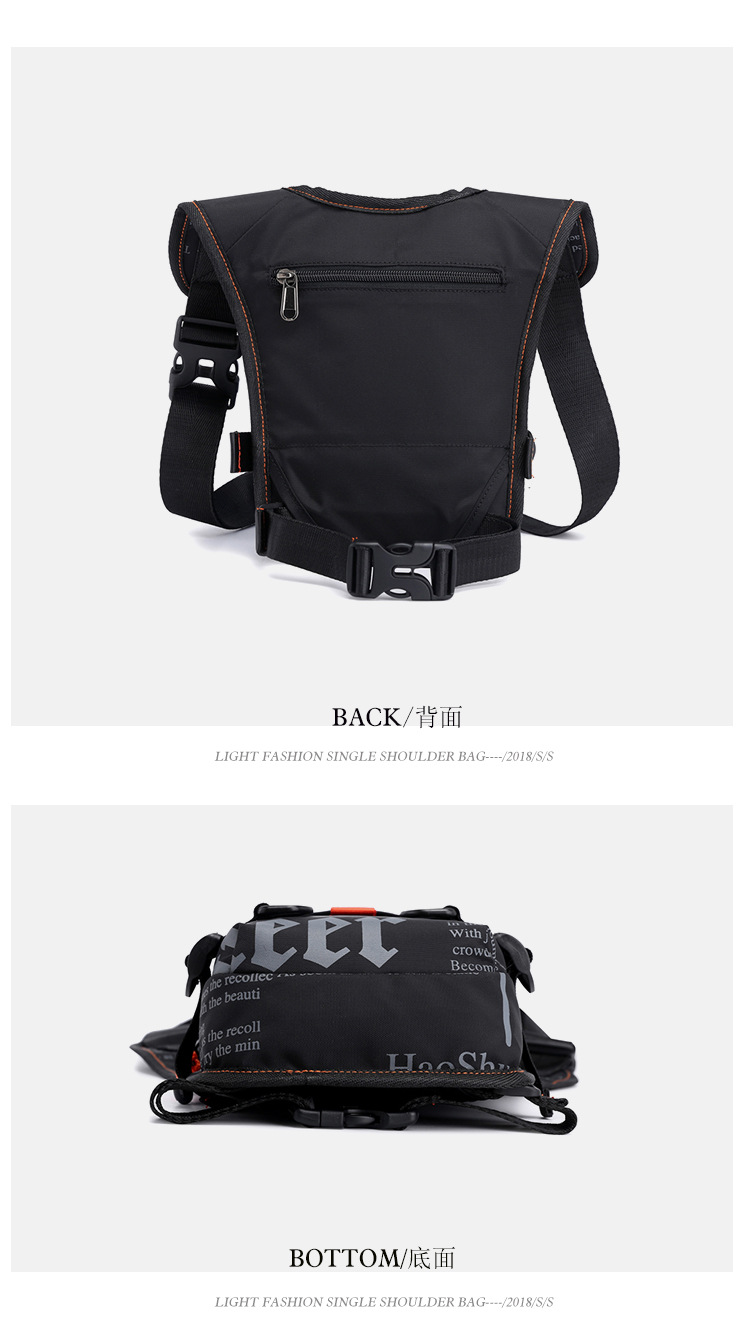 Exclusive for Cross-Border New Outdoor Riding Leg Bag Multi-Functional Sports Men Chest Bag Portable Belt Bag Crossbody Bag Exclusive for Cross-Border New Outdoor Riding Leg Bag Multi-Functional Sports Men Chest Bag Portable Belt Bag Crossbody Bag