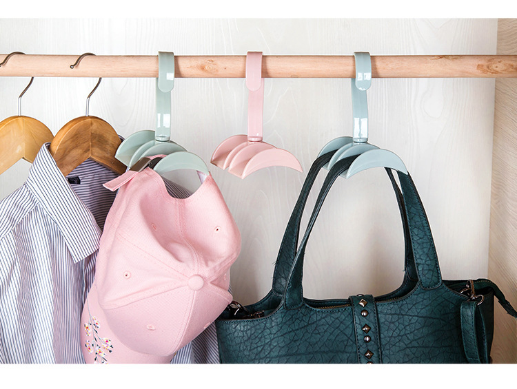Lady's bag hook magic device Chest storage rack multi-functional rotary shelf s-shaped Lady's bag hook magic device Chest storage rack multi-functional rotary shelf s-shaped