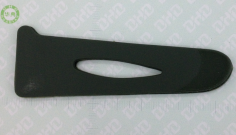 Bag clothing PVC plastic drop green pull tab zipper pull