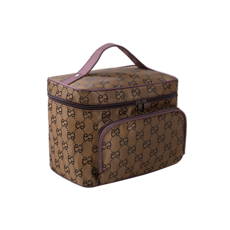 Foldable Multi-Functional Jacquard Large Capacity Portable Women&#039;s Cosmetic Bag Storage Bag Travel Special Wash Bag