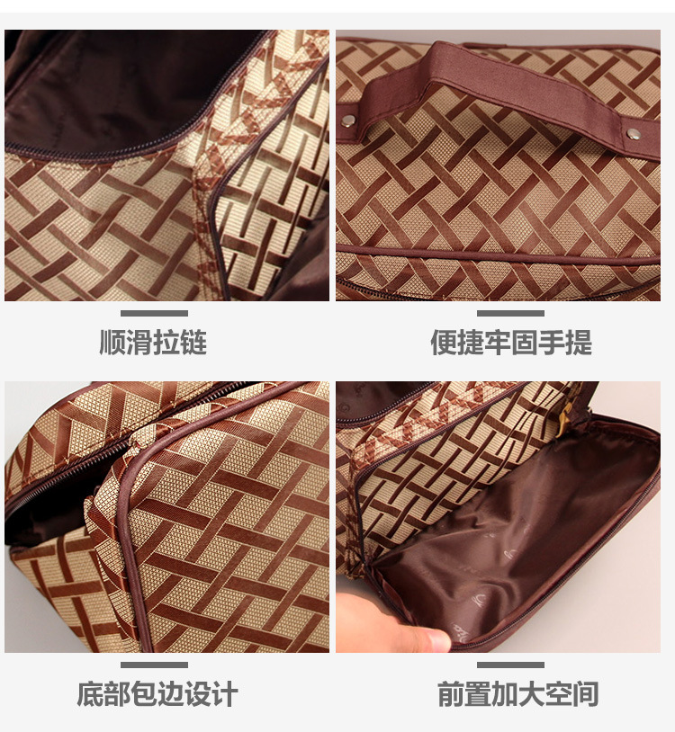 Foldable Multi-Functional Jacquard Large Capacity Portable Women's Cosmetic Bag Storage Bag Travel Special Wash Bag Foldable Multi-Functional Jacquard Large Capacity Portable Women's Cosmetic Bag Storage Bag Travel Special Wash Bag