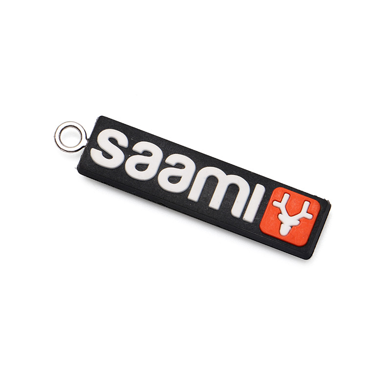 PVC Flexible Glue Zipper Head Drawstring Environmental Protection Multi-Color Plastic Zipper Head Pull Tab Decoration Factory Mold Opening Can Be Customized