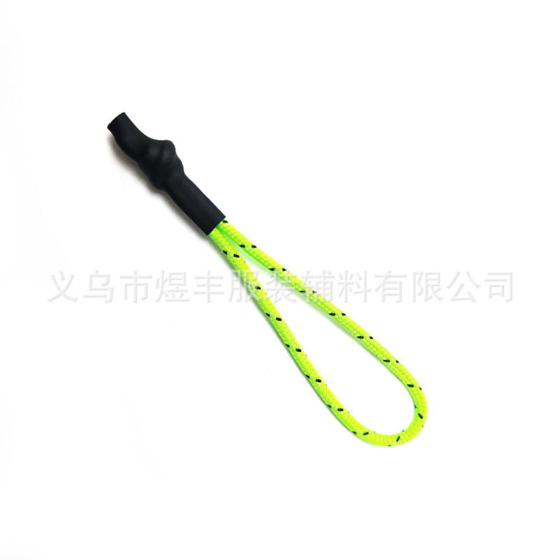 Cross-Border Injection Pull Rope Clothing Rope Pull Head New Bag Color Casing Pull Tab Pull Tail Wholesale Customization