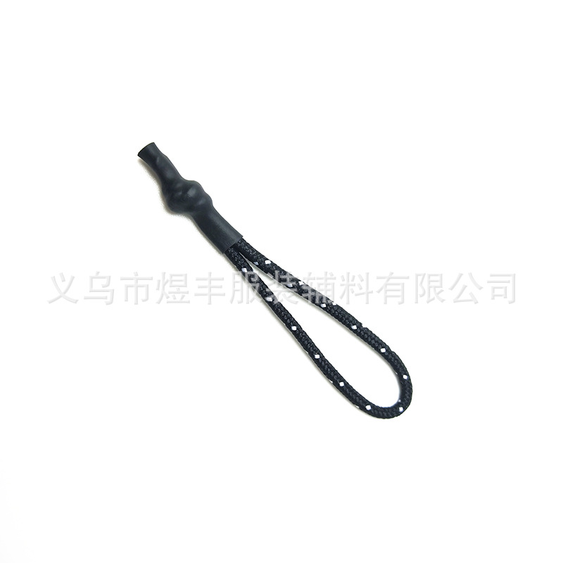 Cross-Border Injection Pull Rope Clothing Rope Pull Head New Bag Color Casing Pull Tab Pull Tail Wholesale Customization