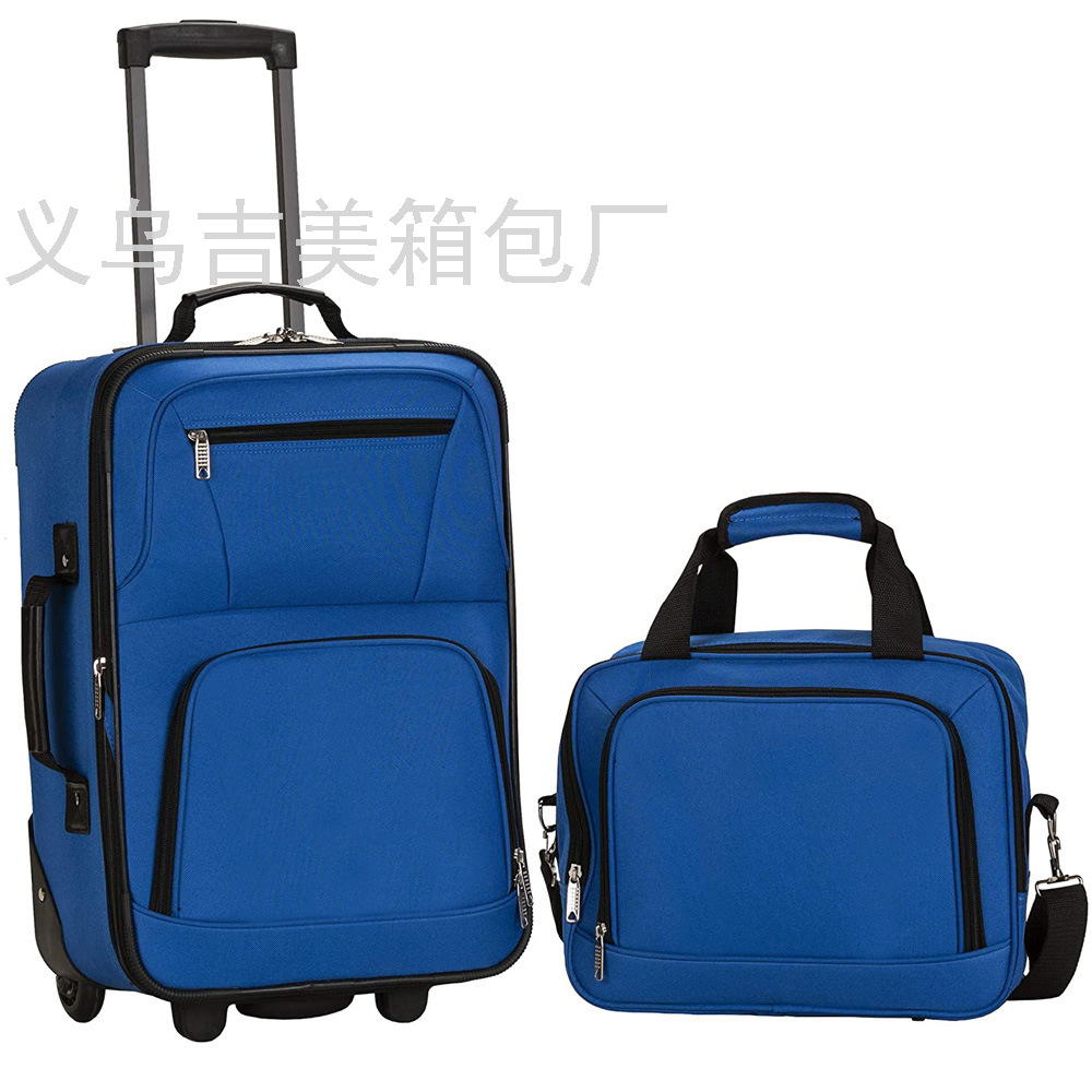 Factory Export Luggage Two-Piece Zipper Suitcase Customized Trolley Case Boarding Bag Export Wholesale Factory Export Luggage Two-Piece Zipper Suitcase Customized Trolley Case Boarding Bag Export Wholesale