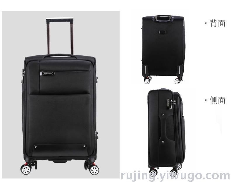Oxford Cloth Luggage Men's Suitcase with Combination Lock 360 Degree Swivel Suitcase Wheel Suitcase Women's Suitcase Boarding Trolley Case 819