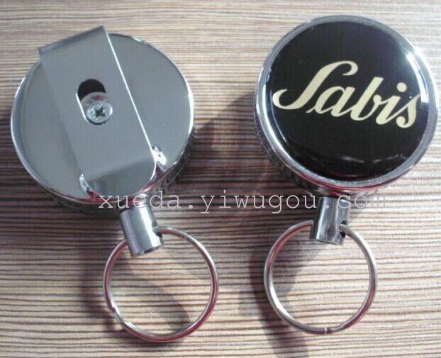 Anti-lost anti-theft anti-lost retractable key chain key ring pull tab Anti-lost anti-theft anti-lost retractable key chain key ring pull tab