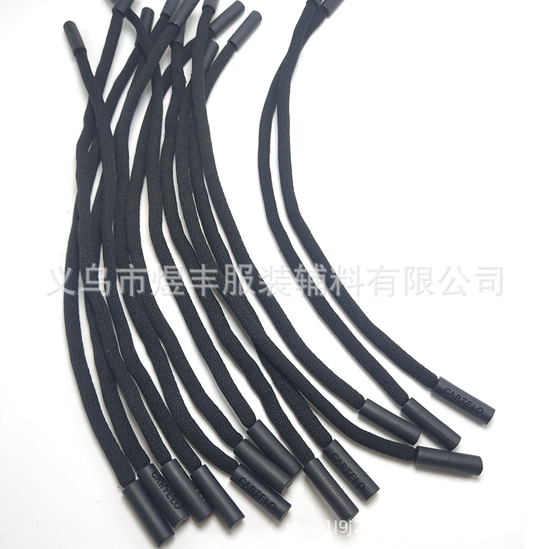 Rope Zipper Head Injection Pull Head Clothing Bag Universal Popular High Elastic Rope Pull Tab Bag Logo Can Be Customized