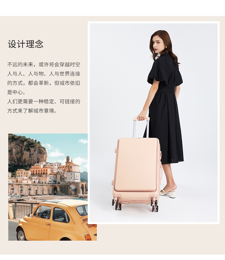 Trolley Case One Piece Dropshipping Male and Female Student Suitcase Universal Wheel Password Luggage