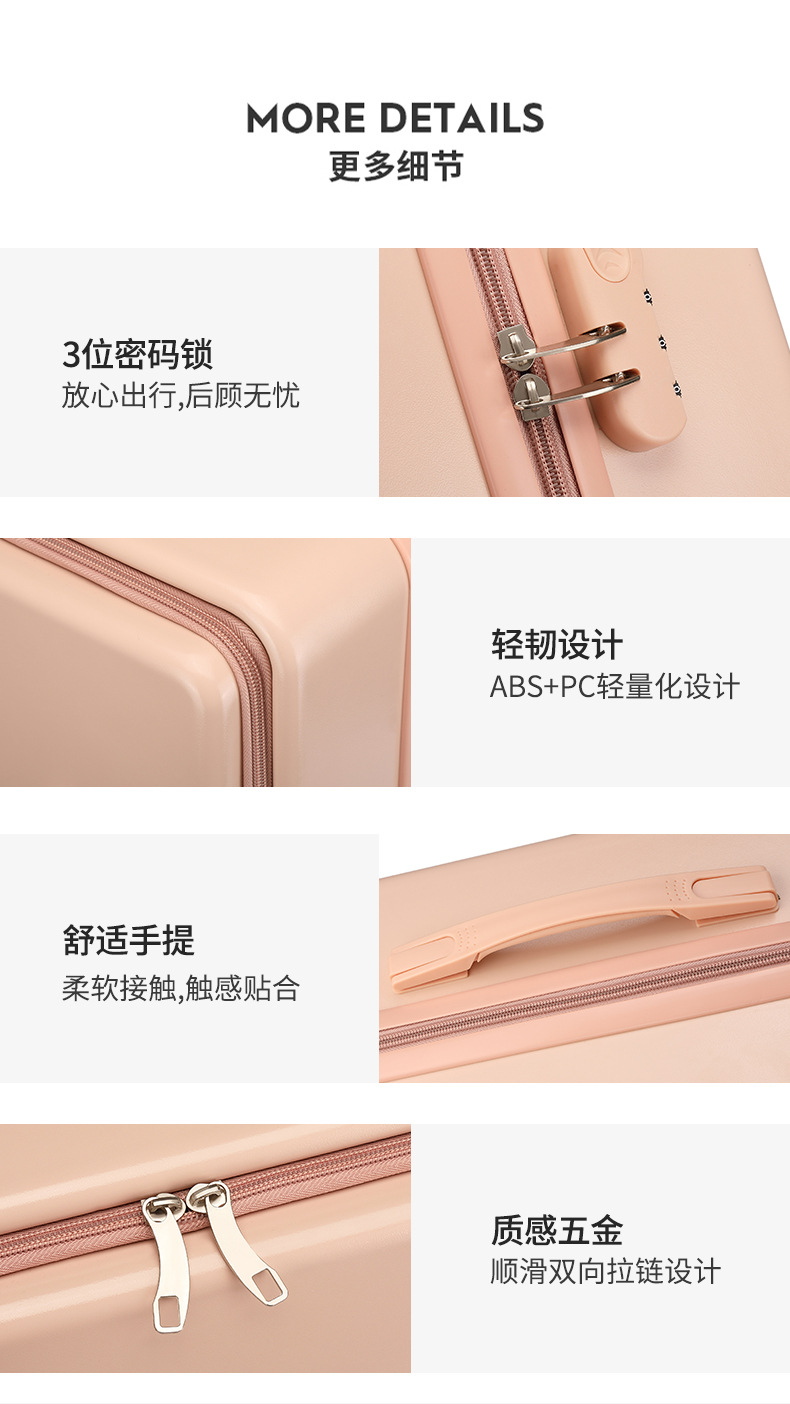 Trolley Case One Piece Dropshipping Male and Female Student Suitcase Universal Wheel Password Luggage