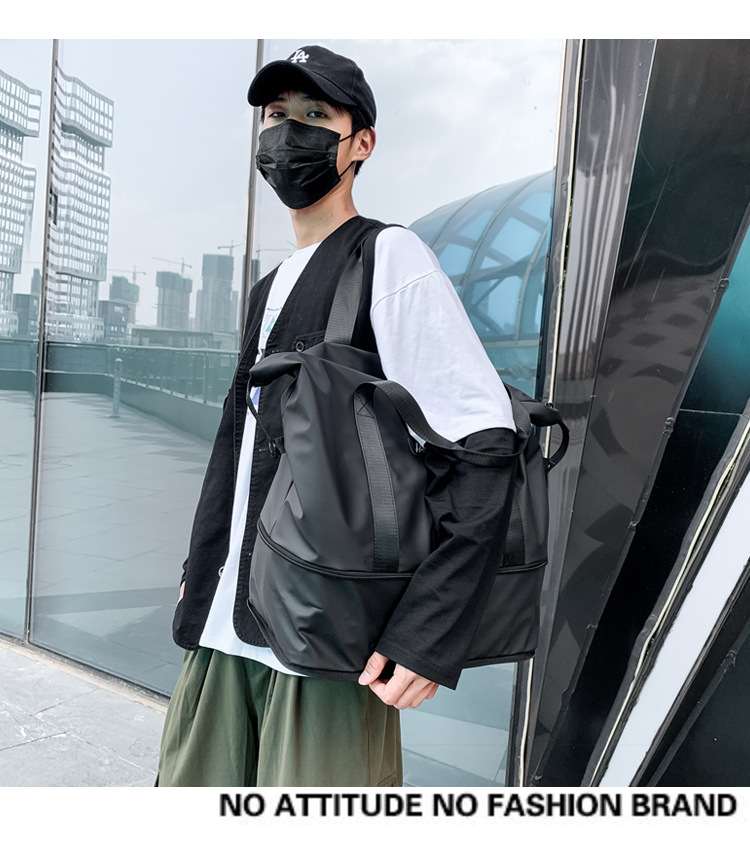 Portable Extended Bag Can Cover Trolley Case Short Distance Travel Business Trip Luggage Bag Large Capacity Dry Wet Separation Gym Bag Portable Extended Bag Can Cover Trolley Case Short Distance Travel Business Trip Luggage Bag Large Capacity Dry Wet Separation Gym Bag