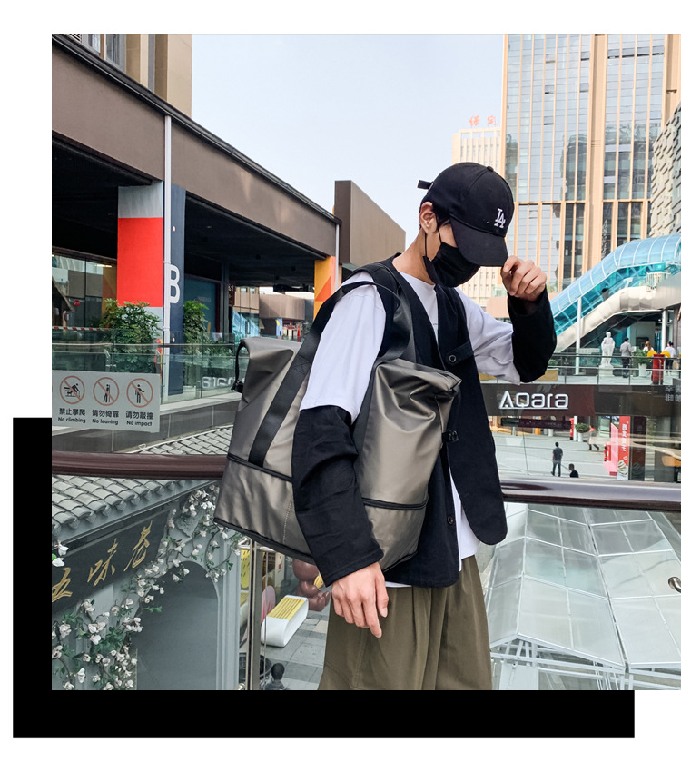 Portable Extended Bag Can Cover Trolley Case Short Distance Travel Business Trip Luggage Bag Large Capacity Dry Wet Separation Gym Bag Portable Extended Bag Can Cover Trolley Case Short Distance Travel Business Trip Luggage Bag Large Capacity Dry Wet Separation Gym Bag