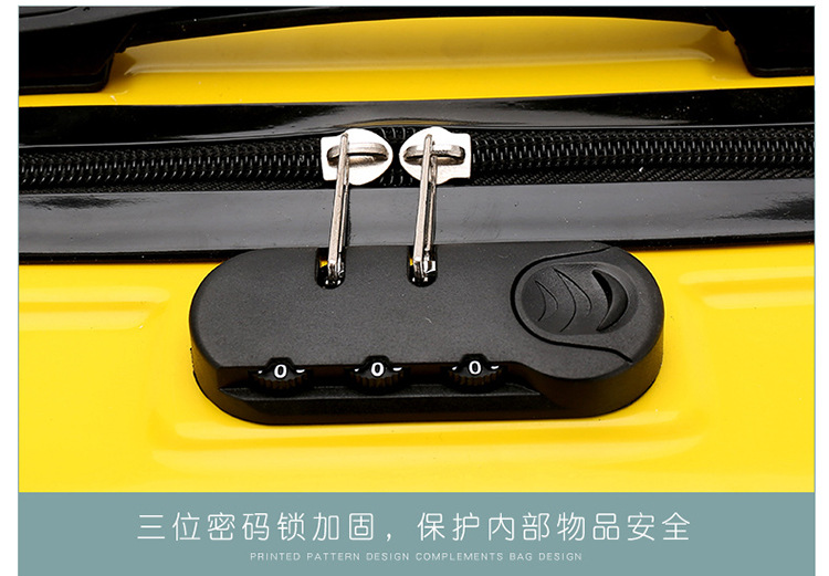 New Animal Trolley Case 18-Inch Children's Trolley Case Cartoon Male and Female Baby Travel Boarding Bag Printed Logo