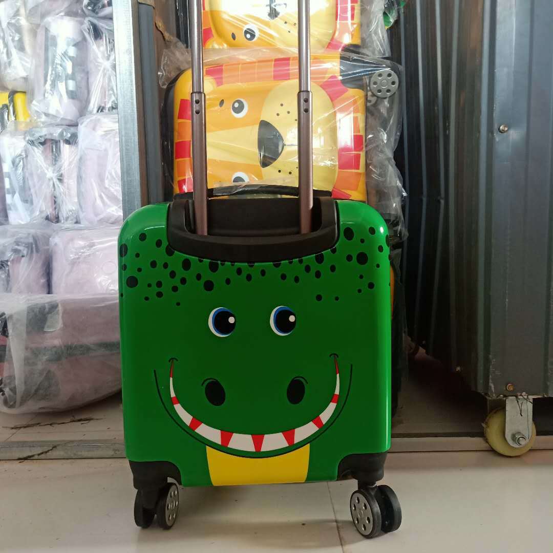 2020 Children's Three D Boarding Bag 18-Inch Bear Lion Yellow Deer Trolley Case Universal Wheel Luggage