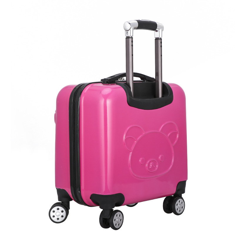 2020 Children's Three D Boarding Bag 18-Inch Bear Lion Yellow Deer Trolley Case Universal Wheel Luggage