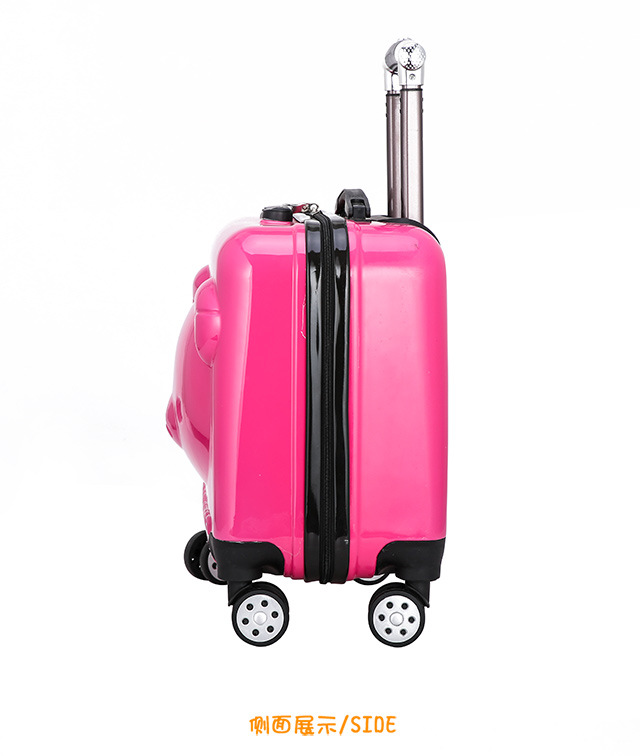 2020 Children's Three D Boarding Bag 18-Inch Bear Lion Yellow Deer Trolley Case Universal Wheel Luggage