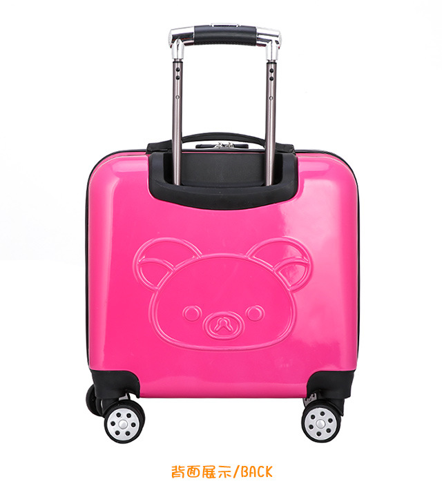 2020 Children's Three D Boarding Bag 18-Inch Bear Lion Yellow Deer Trolley Case Universal Wheel Luggage