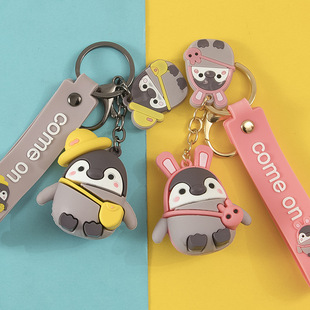 Korean PVC Three-Dimensional Soft Rubber Cartoon Cat Doll Keychain Fashion Bag Package Pendant Key Chain Accessories Pendant Korean PVC Three-Dimensional Soft Rubber Cartoon Cat Doll Keychain Fashion Bag Package Pendant Key Chain Accessories Pendant