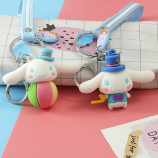Korean PVC Three-Dimensional Soft Rubber Cartoon Cat Doll Keychain Fashion Bag Package Pendant Key Chain Accessories Pendant Korean PVC Three-Dimensional Soft Rubber Cartoon Cat Doll Keychain Fashion Bag Package Pendant Key Chain Accessories Pendant