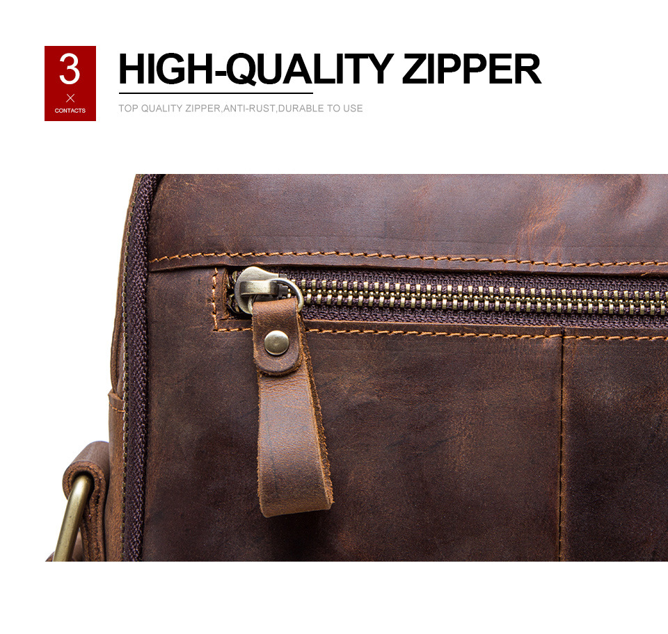 Angel Vintage Crazy Horse Leather Men's Bag Multifunctional Foreign Trade Occident Fashion Bag CrossBorder on Behalf Angel Vintage Crazy Horse Leather Men's Bag Multifunctional Foreign Trade Occident Fashion Bag CrossBorder on Behalf