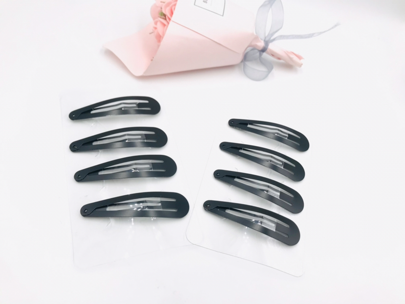 Fashion Bag Paint Matte BB Clip Papa Clip Break Clip Hairpin Clip Simple Black Hair Breaking Commonly Used Fashion Bag Paint Matte BB Clip Papa Clip Break Clip Hairpin Clip Simple Black Hair Breaking Commonly Used