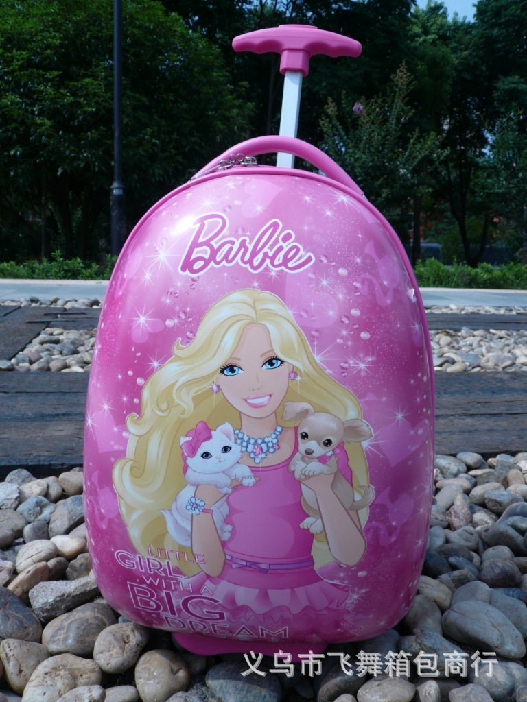 [High Configuration] 16-Inch ABS Egg Shell Cartoon Trolley Case Student Trolley Bag One Piece Dropshipping
