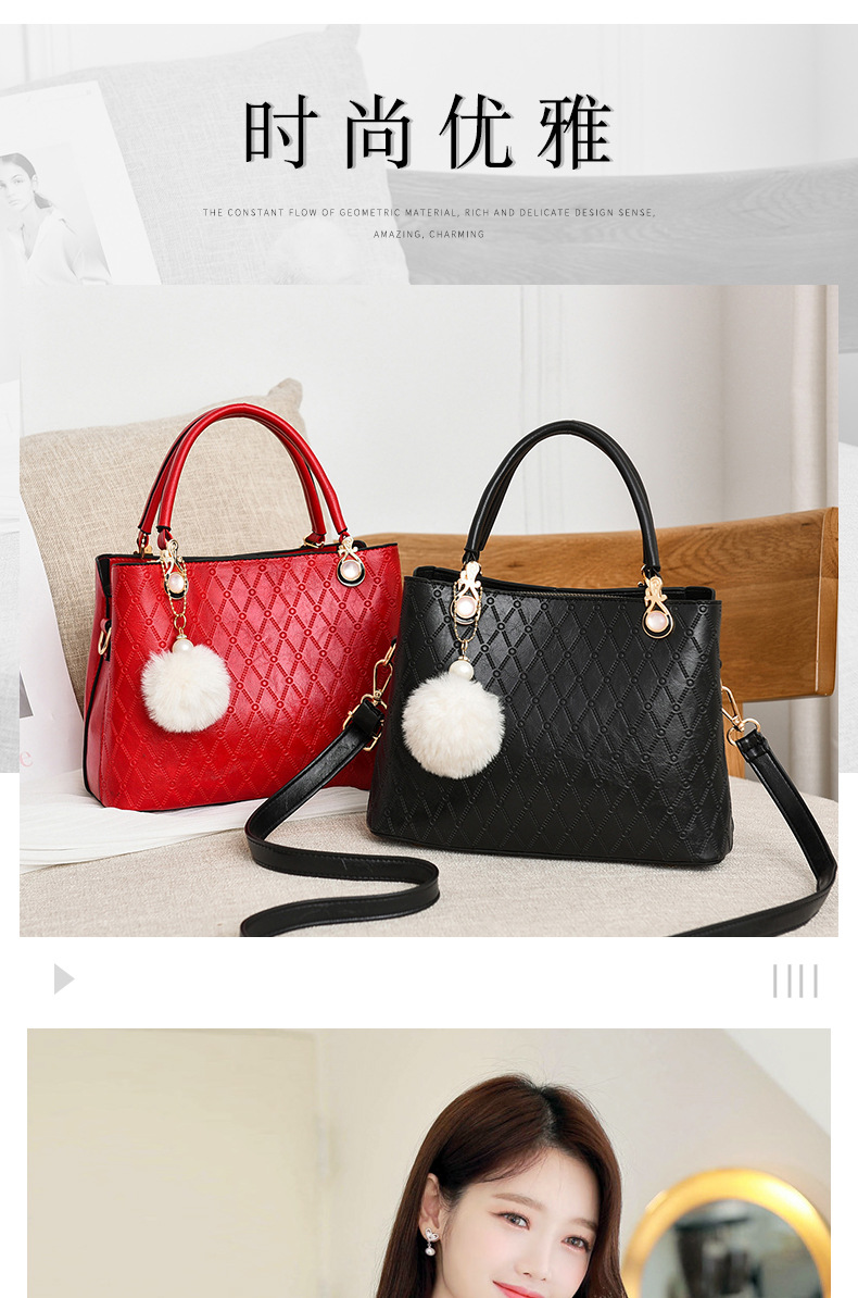 Factory Direct Sales Modern Simple Sense of Quality Bag Crossbody Fashionable All-Match Handbag High Fashion Bag
