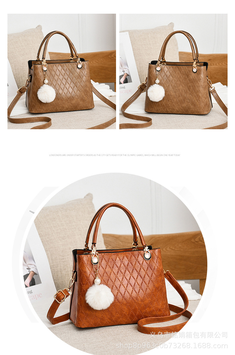Factory Direct Sales Modern Simple Sense of Quality Bag Crossbody Fashionable All-Match Handbag High Fashion Bag