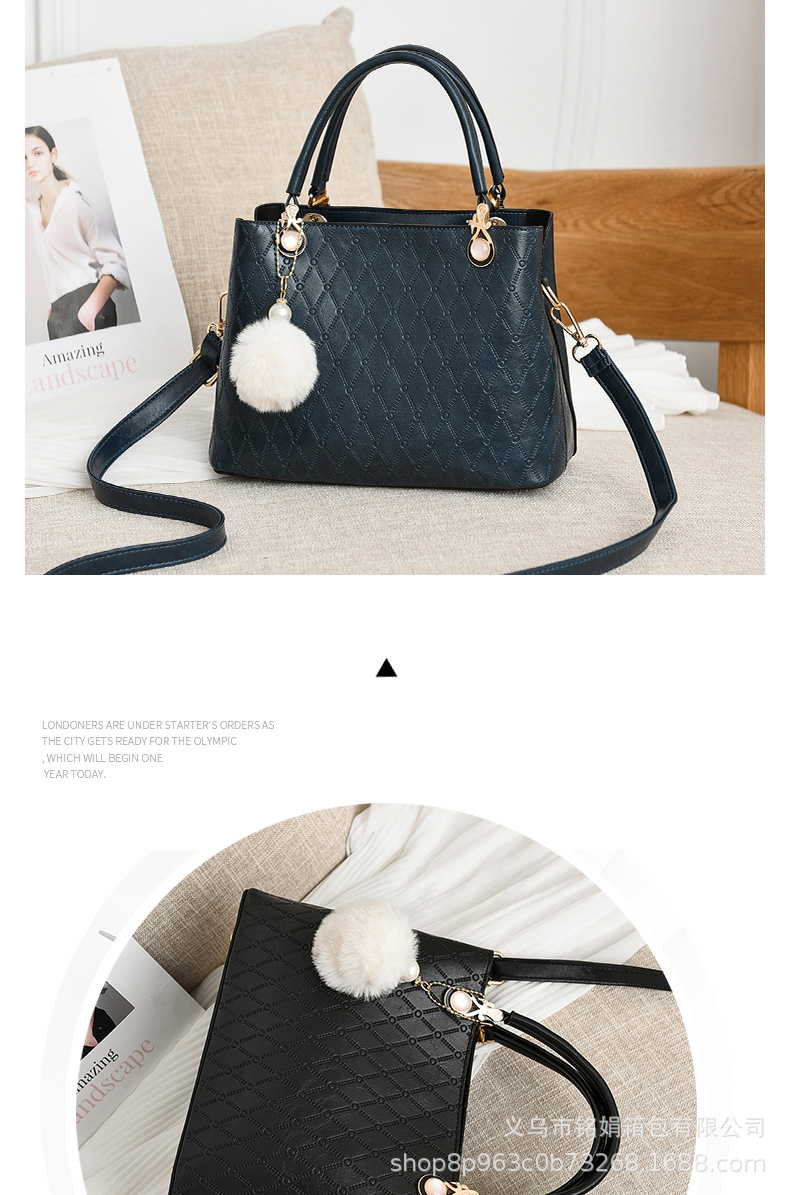 Factory Direct Sales Modern Simple Sense of Quality Bag Crossbody Fashionable All-Match Handbag High Fashion Bag
