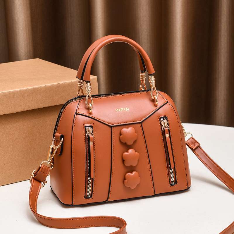 Factory Direct Sales Women's Shoulder Bag New Modern Simple Solid Color Bag Schoolgirl Bag Women's Handbag Fashion Bag Factory Direct Sales Women's Shoulder Bag New Modern Simple Solid Color Bag Schoolgirl Bag Women's Handbag Fashion Bag