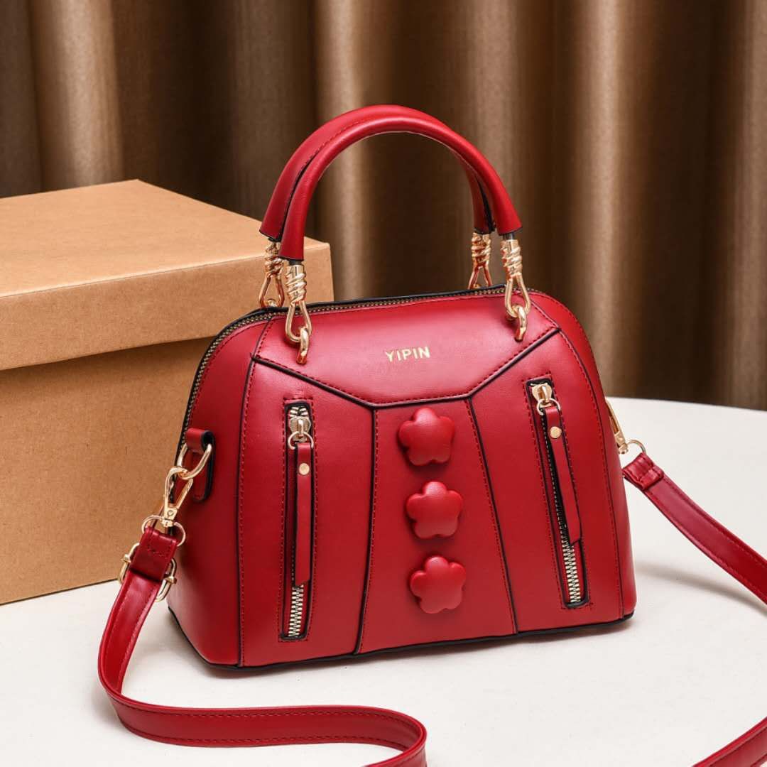 Factory Direct Sales Women's Shoulder Bag New Modern Simple Solid Color Bag Schoolgirl Bag Women's Handbag Fashion Bag Factory Direct Sales Women's Shoulder Bag New Modern Simple Solid Color Bag Schoolgirl Bag Women's Handbag Fashion Bag