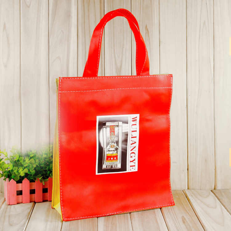 Non-Woven Handbag Shopping Bag Portable Woven Bag Eco-friendly Bag Fashion Bag Knitted Hand Bag