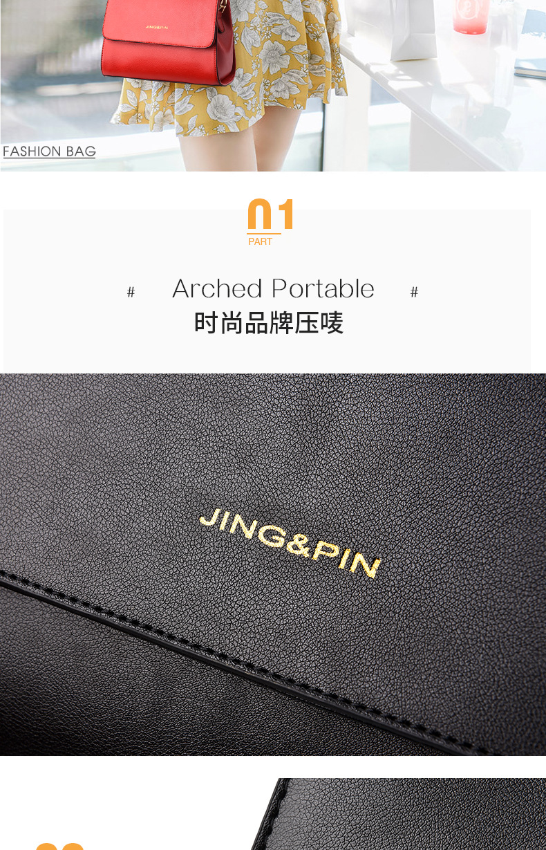 Factory Direct Sales Women's Handbag Women's Shoulder Bag Women's New Fashion Bag Schoolgirl Bag Wholesale