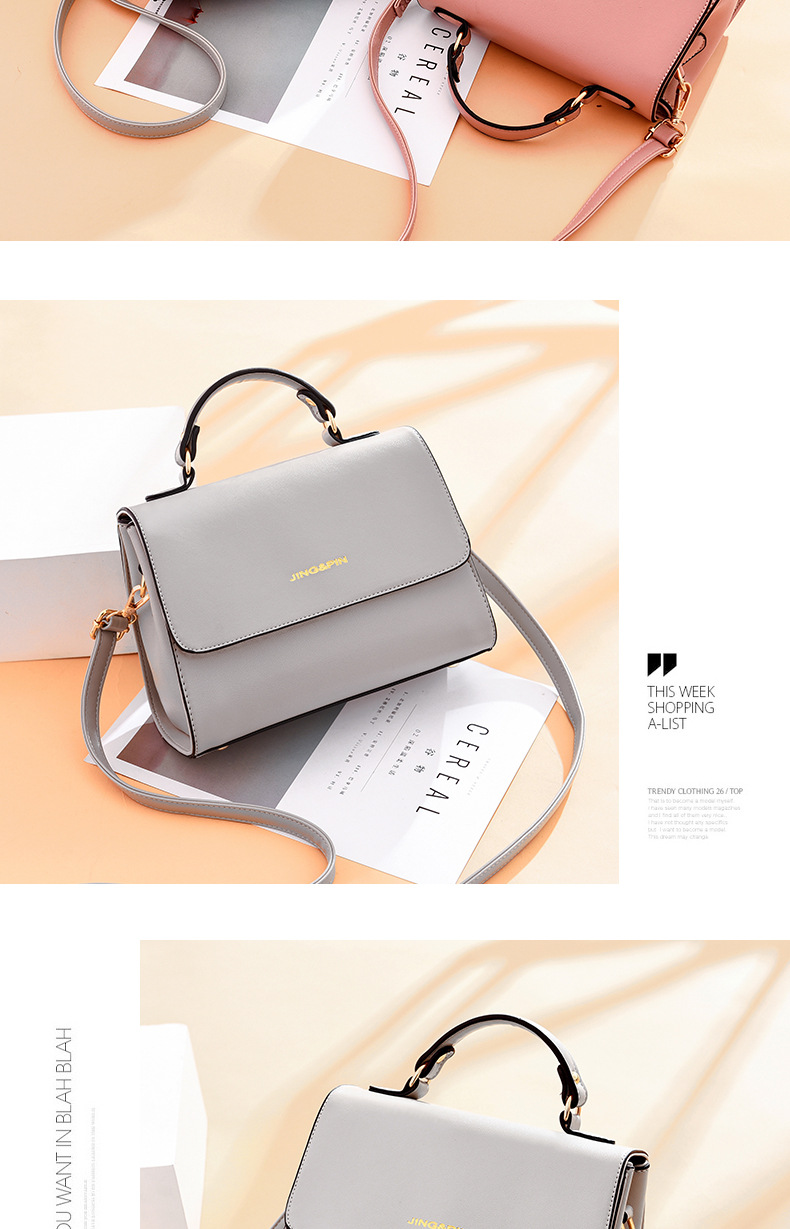 Factory Direct Sales Women's Handbag Women's Shoulder Bag Women's New Fashion Bag Schoolgirl Bag Wholesale