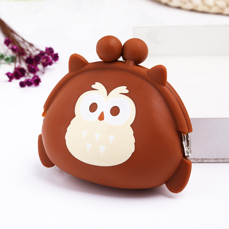 New Cute Mini Coin Purse Cute Cartoon Buckle Coin Bag Silicone Clutch Key Case New Cute Mini Coin Purse Cute Cartoon Buckle Coin Bag Silicone Clutch Key Case