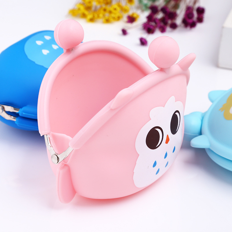New Cute Mini Coin Purse Cute Cartoon Buckle Coin Bag Silicone Clutch Key Case New Cute Mini Coin Purse Cute Cartoon Buckle Coin Bag Silicone Clutch Key Case