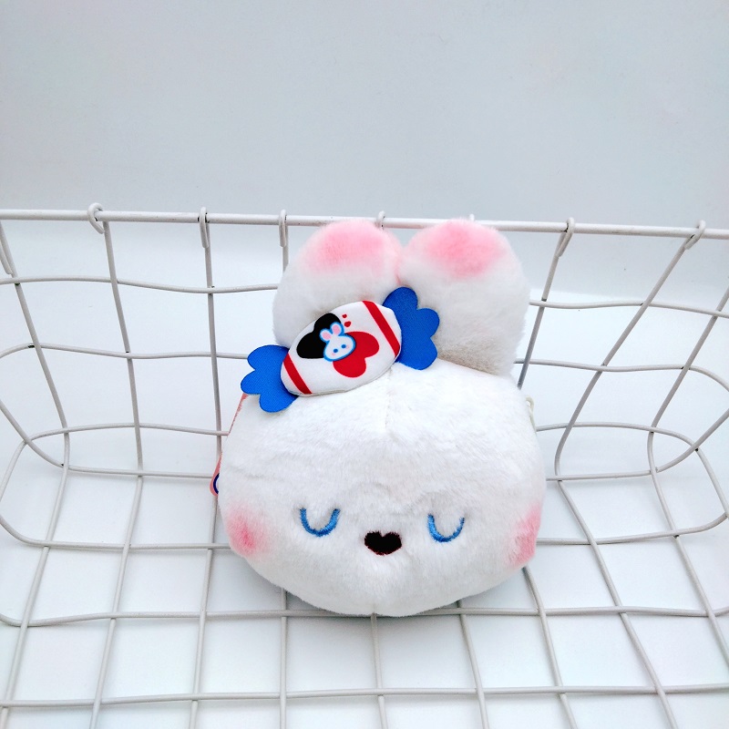 New Instagram Mesh Red Creative Delicious White Rabbit Purse Buckle Personalized Card Case Coin Bag Storage Bag Supply New Instagram Mesh Red Creative Delicious White Rabbit Purse Buckle Personalized Card Case Coin Bag Storage Bag Supply