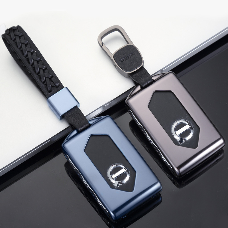 to the Situation Where the Volvo XC60 XC90 Car Key Case 18 Paragraph XC90 S90 Aluminum Alloy Car Buckle Key Case Cover