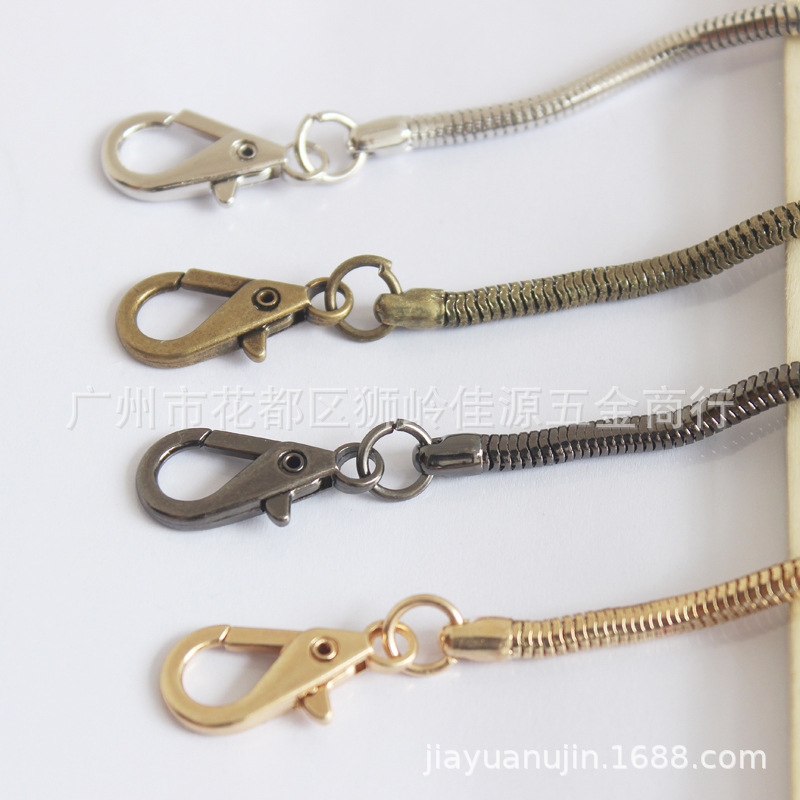 Bag Chain Box and Bag Hardware Accessories Phone Case Chain Lanyard 42 Circle Snake Bones Chain and Lobster Buckle 120cm Bag Chain Box and Bag Hardware Accessories Phone Case Chain Lanyard 42 Circle Snake Bones Chain and Lobster Buckle 120cm