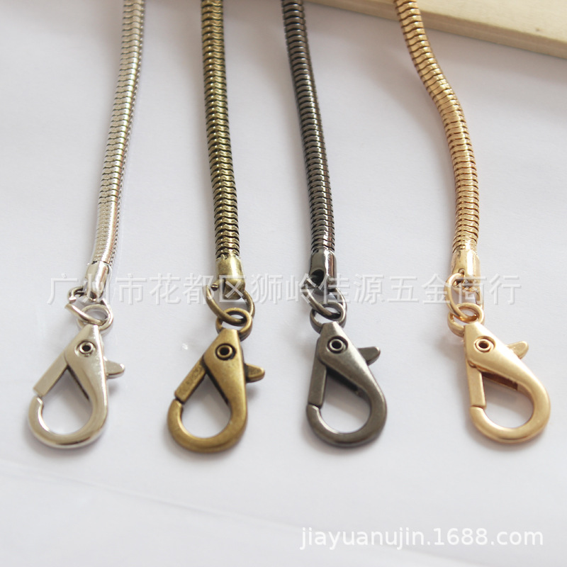 Bag Chain Box and Bag Hardware Accessories Phone Case Chain Lanyard 42 Circle Snake Bones Chain and Lobster Buckle 120cm Bag Chain Box and Bag Hardware Accessories Phone Case Chain Lanyard 42 Circle Snake Bones Chain and Lobster Buckle 120cm