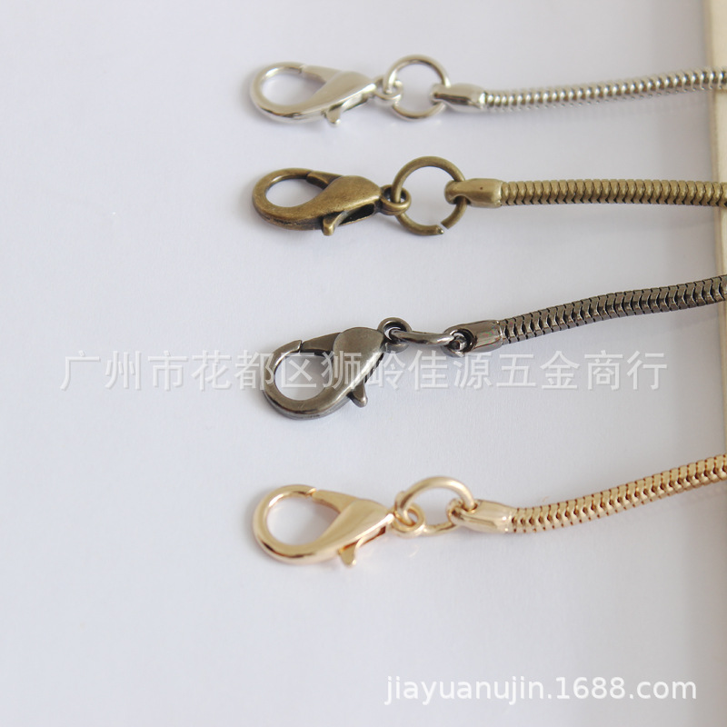 Bag Chain Box and Bag Hardware Accessories Phone Case Chain Lanyard 42 Circle Snake Bones Chain and Lobster Buckle 120cm Bag Chain Box and Bag Hardware Accessories Phone Case Chain Lanyard 42 Circle Snake Bones Chain and Lobster Buckle 120cm