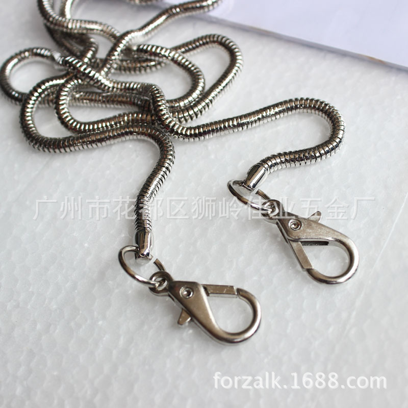 Bag Chain Box and Bag Hardware Accessories Phone Case Chain Lanyard 42 Circle Snake Bones Chain and Lobster Buckle 120cm Bag Chain Box and Bag Hardware Accessories Phone Case Chain Lanyard 42 Circle Snake Bones Chain and Lobster Buckle 120cm