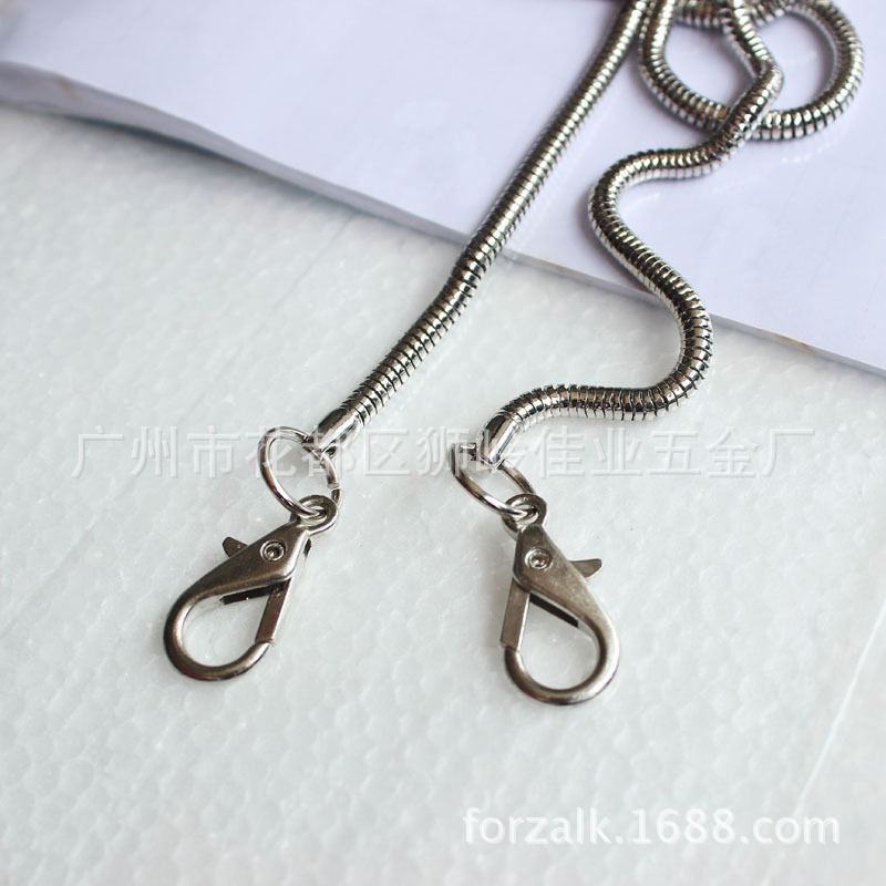 Bag Chain Box and Bag Hardware Accessories Phone Case Chain Lanyard 42 Circle Snake Bones Chain and Lobster Buckle 120cm Bag Chain Box and Bag Hardware Accessories Phone Case Chain Lanyard 42 Circle Snake Bones Chain and Lobster Buckle 120cm