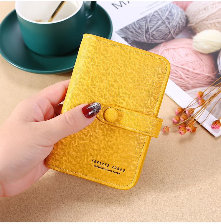 New 2021 Women's Hand-Held Change Key Case Simple Japanese and Korean Buckle Multi-Functional Short Keychain Multiple Card Slots New 2021 Women's Hand-Held Change Key Case Simple Japanese and Korean Buckle Multi-Functional Short Keychain Multiple Card Slots