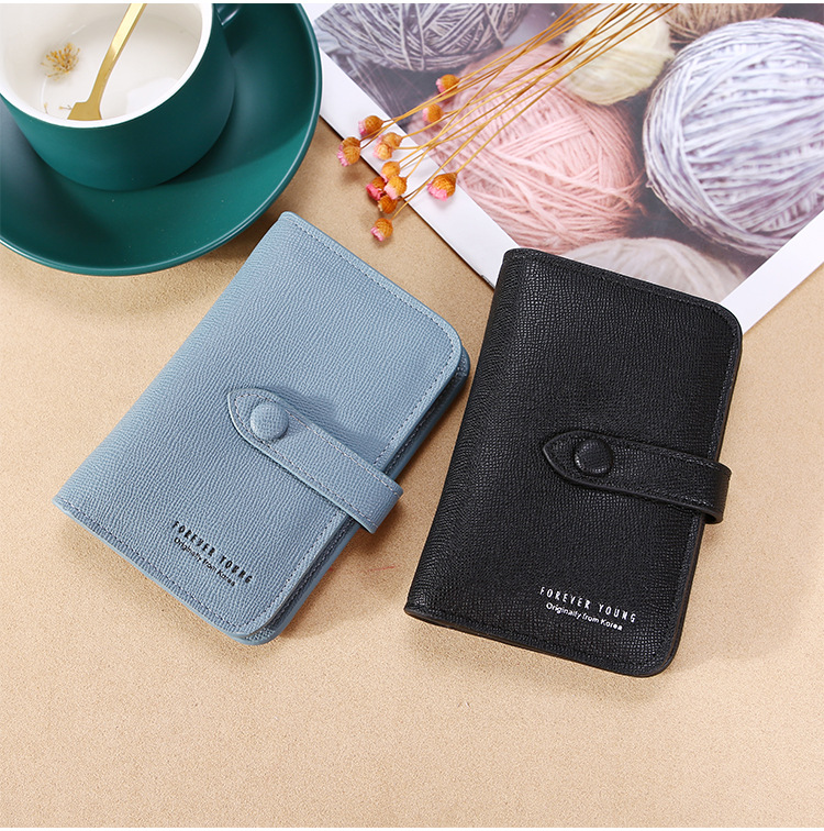 New 2021 Women's Hand-Held Change Key Case Simple Japanese and Korean Buckle Multi-Functional Short Keychain Multiple Card Slots New 2021 Women's Hand-Held Change Key Case Simple Japanese and Korean Buckle Multi-Functional Short Keychain Multiple Card Slots
