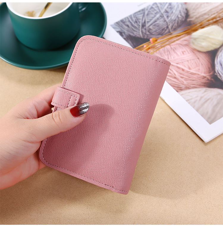 New 2021 Women's Hand-Held Change Key Case Simple Japanese and Korean Buckle Multi-Functional Short Keychain Multiple Card Slots New 2021 Women's Hand-Held Change Key Case Simple Japanese and Korean Buckle Multi-Functional Short Keychain Multiple Card Slots