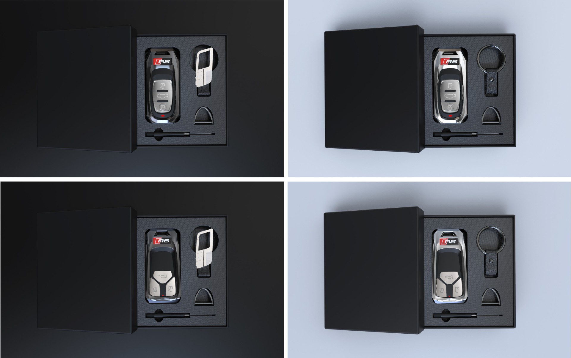 Suitable for Audi Key Case A6lq3 Car Modification A4L Protective Case A7 A3 Polo High-End Buckle A5 Bag Suitable for Audi Key Case A6lq3 Car Modification A4L Protective Case A7 A3 Polo High-End Buckle A5 Bag
