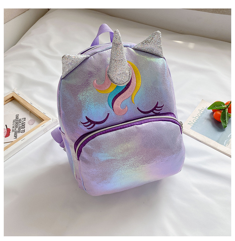 Kindergarten Backpack New Children's Children's Bag Backpack Unicorn Cartoon Bag Backpack Anti-Lost Children's Bag Parent-Child Bag